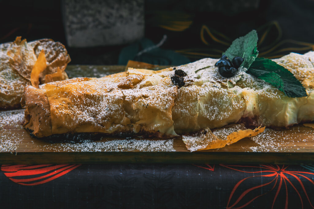 Mixed Berry Strudel on Vancvouer Film and TV Set