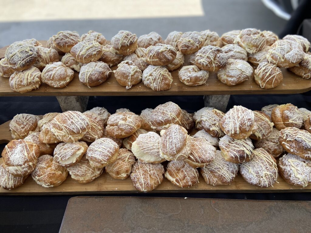 Film catering puffed pastry dessert